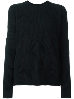 ribbed diamond knit jumper Junya Watanabe Comme Des Garçons