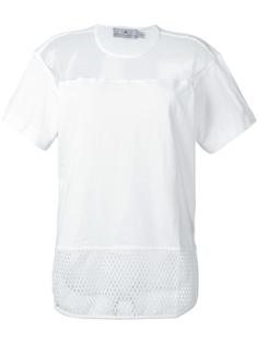 футболка с прозрачными панелями Adidas By Stella Mccartney