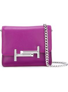 logo plaque clutch  Tod's