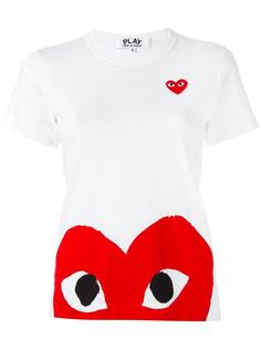 heart print T-shirt Comme Des Garçons Play