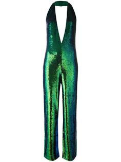 sequined halterneck jumpsuit Ashish