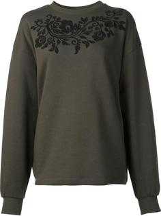 floral embroidered sweatshirt P.A.R.O.S.H.