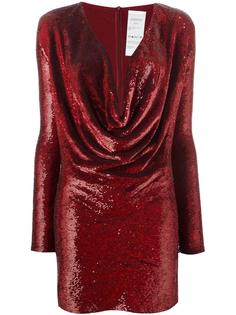 sequined cowl neck dress Ashish