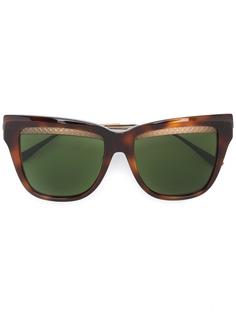 square cat eye sunglasses Bottega Veneta Eyewear