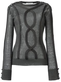 sheer cable trim jumper Pierre Balmain