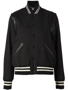 классическая укороченная куртка Saint Laurent