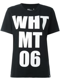 logo print shortsleeved sweatshirt White Mountaineering