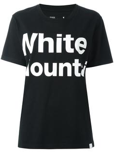 logo print shortsleeved sweatshirt White Mountaineering