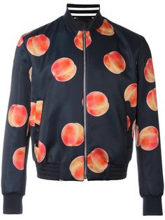 куртка-бомбер с принтом персиков Paul Smith