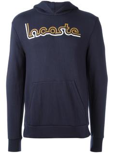 толстовка с капюшоном и логотипом Lacoste