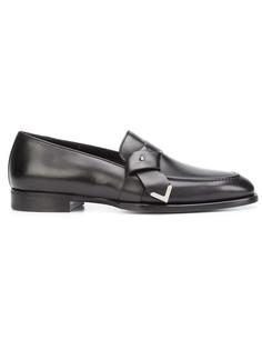 tie effect loafers Louis Leeman