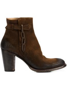 zipped ankle boots Silvano Sassetti