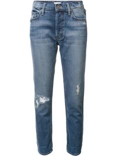 distressed boyfriend jeans Mother