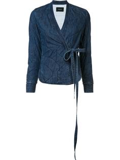 tie waist denim jacket Rachel Comey