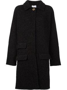 flocked ribbed cardi-coat Sonia Rykiel