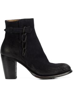 zipped ankle boots Silvano Sassetti