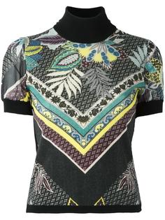 топ с узором и высокой горловиной I'M Isola Marras