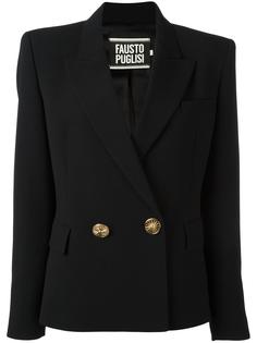 двубортный приталенный пиджак  Fausto Puglisi