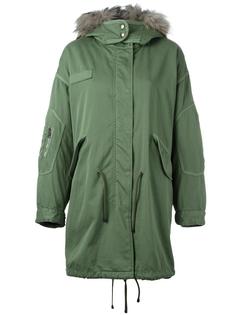 loose-fit parka coat Just Cavalli