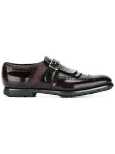 striped buckled brogues Church's