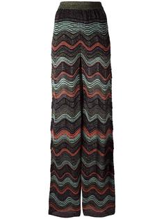 scalloped pattern trousers M Missoni