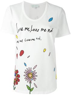 'Love Me' print T-shirt Mira Mikati