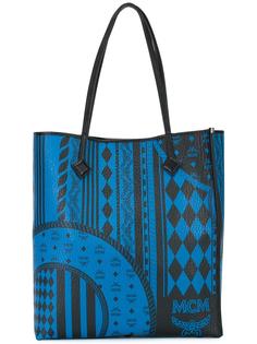 jacquard tote bag MCM