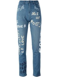 'Painted' straight leg jeans Each X Other
