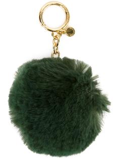 faux fur pom-pom keyring Michael Michael Kors