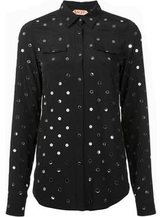 chest pockets embellished shirt Nº21