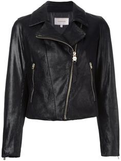 classic biker jacket Borbonese