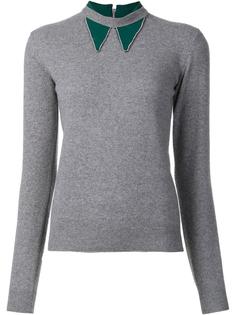 embellished collar jumper Nº21
