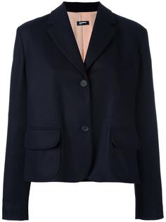 укороченный однобортный жакет Jil Sander Navy