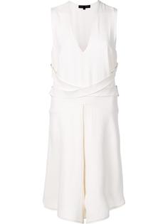 flared satin dress Proenza Schouler