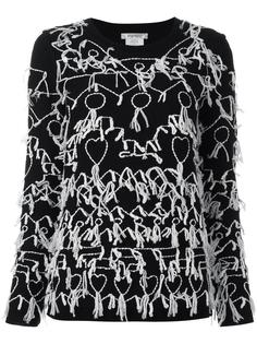 'heart' embroidery jumper Max Mara