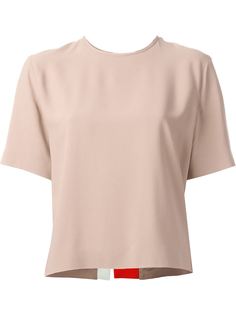 блузка с контрастными деталями MSGM