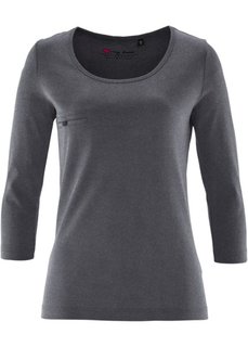 Футболка с рукавом 3/4 (белый) Bonprix