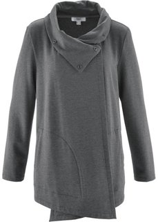 Трикотажный кардиган (антрацитовый меланж) Bonprix