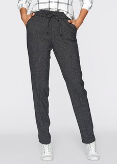 Меланжевые брюки (антрацитовый меланж) Bonprix