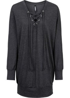 Обязательный элемент гардероба: вязаная футболка (светло-серый меланж) Bonprix