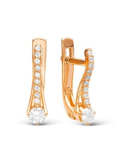 Ювелирные серьги Серебро России