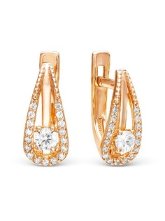 Ювелирные серьги Серебро России