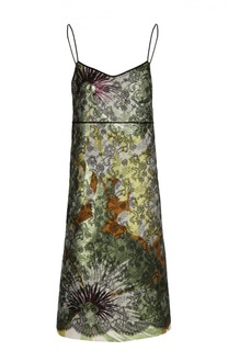 Двухслойное платье-комбинация Rochas
