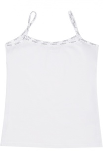 Майка из хлопка с логотипом бренда La Perla