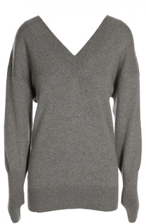 Кашемировый пуловер со спущенным рукавом и V-образным вырезом Tom Ford