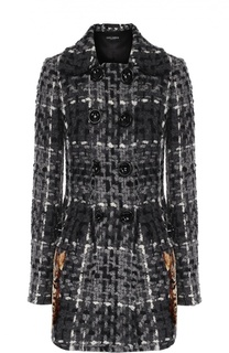 Укороченное пальто с декоративной отделкой Dolce &amp; Gabbana