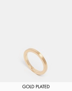 Однотонное кольцо Pilgrim - Золотой