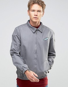 Куртка Харрингтон с принтом на подкладке Bellfield - Серый