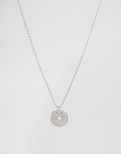 Посеребренное ожерелье со снежинкой Nylon - Серебряный