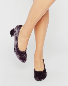 Бархатные туфли Boohoo - Серый